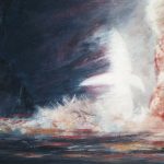 Colombe de la paix / peinture à l'huile