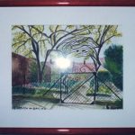 Jardin Alsacien / technique : aquarelle