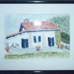Villa les Pins / technique : aquarelle