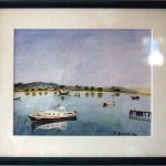 Bassin d'Arcachon / technique : aquarelle
