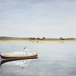 Bassin d'Arcachon / peinture à l'huile