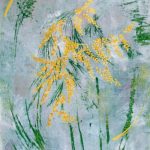 Mimosas / technique mixte