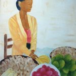Indonésienne / peinture à l'huile
