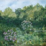 Parc de Budos / peinture à l'huile