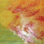 Soleil / peinture à l'huile
