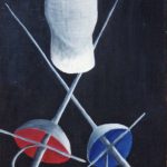 Escrime / peinture à l'huile