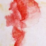 Impression-rouge / acrylique