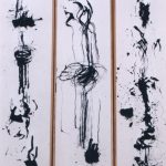 Signes-noirs (triptyque) / encre