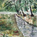 Ruisseau / peinture à l'huile